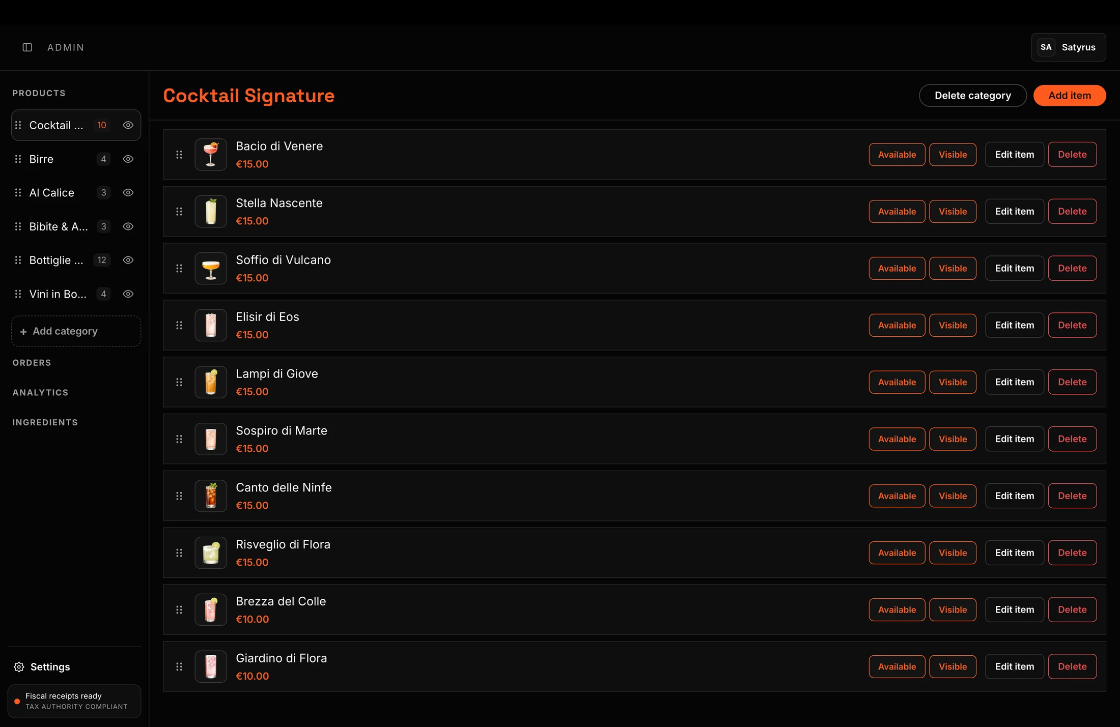 ProntoMenu menu editor